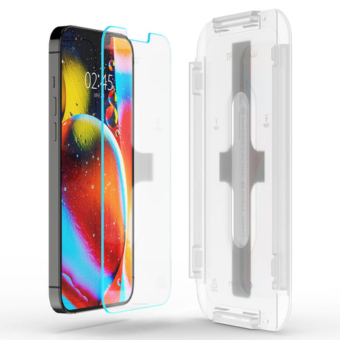 מגן מסך Spigen לאייפון 13 מסדרה GLAS.TR EZ Fit